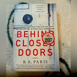 Behind closed doors by B.A. Paris Softbound book bestsellers reading